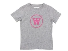Wood Wood t-shirt Ola grey melange